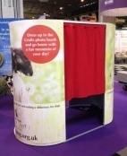Customised exhibition photo booth hire in Birmingham 